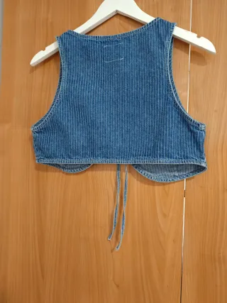 Chaleco vaquero Pull&Bear Talla S