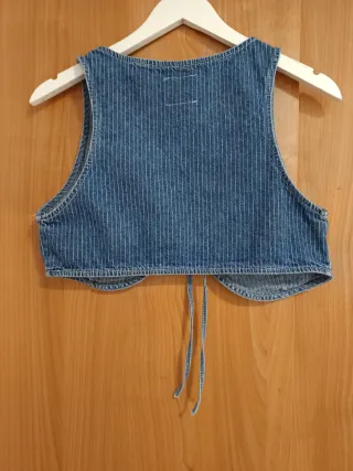 Chaleco vaquero Pull&Bear Talla S