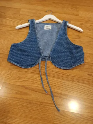 Chaleco vaquero Pull&Bear Talla S