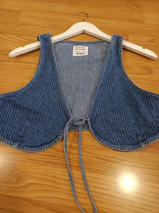 Chaleco vaquero Pull&Bear Talla S