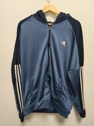 Chaqueta Adidas Roja y Gris