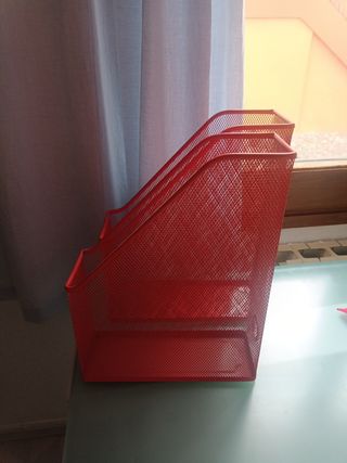 Archivador Metálico Rojo