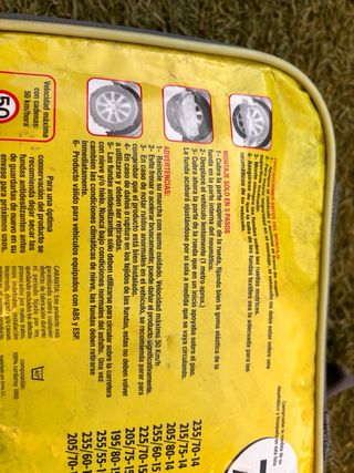 Cadenas textiles para nieve VETEX talla 75