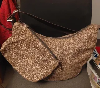 Borbonese Borsa con Pochette Beige/Marrone