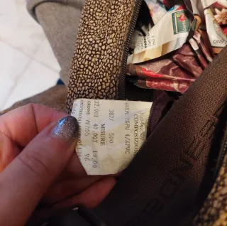 Borbonese Borsa con Pochette Beige/Marrone