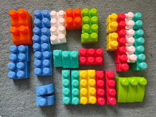 Mega Bloks Bolsa 60 Bloques colores