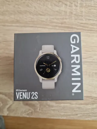 Garmin Venu 2S GPS Smartwatch Dorado/Beige