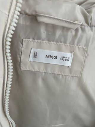 Chaleco Mango niña talla 11-12 (152 cm)