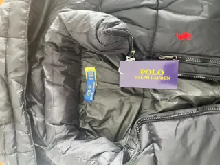 Abrigo Ralph Lauren Negro Talla M