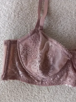 Reggiseno a balconcino rosa Victoria's Secret