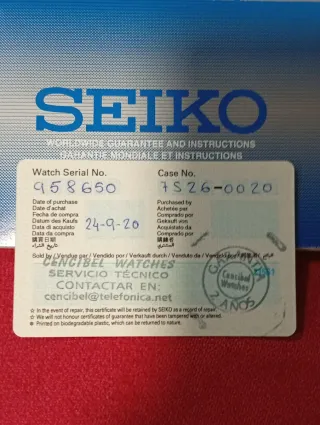 Reloj Seiko SKX007K1 Automático Diver's 200m