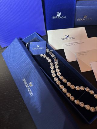 collana Swarovski nuova con scatola