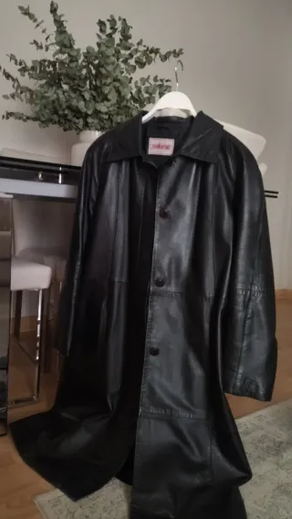 Abrigo Piel Ovino Negro