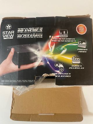 Mini Proyector Star View Negro