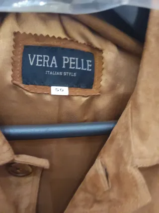 Giacca Vera Pelle Uomo Tg 50