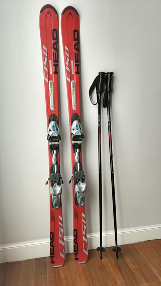 Esquís Head C150 Carbon Jacket + Bastones