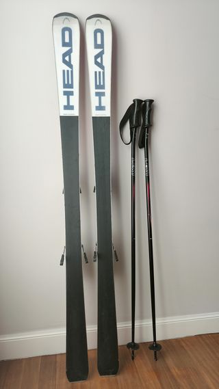 Esquís Head C150 Carbon Jacket + Bastones