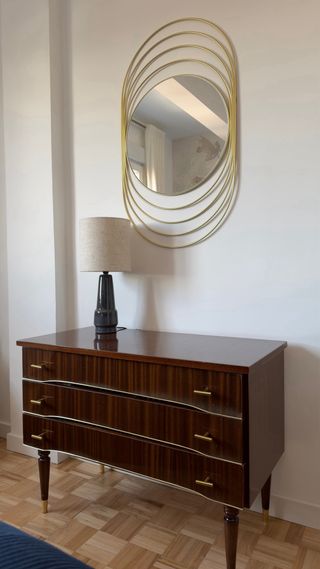 Conjunto Mesitas Noche y cómoda Vintage