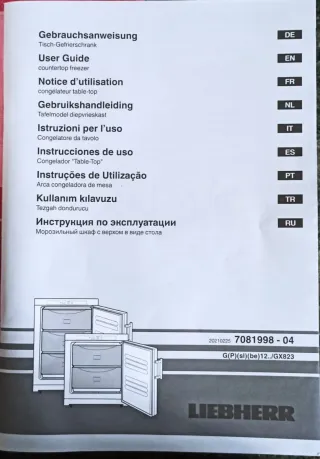Congelador Vertical Liebherr GP1213-21