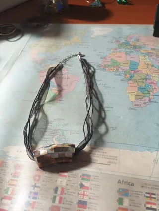 Pendientes Aro Plata y Negro