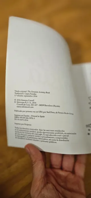 El libro de actividades feminista