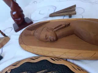 Lote Decoración Vintage Madera 11 piezas