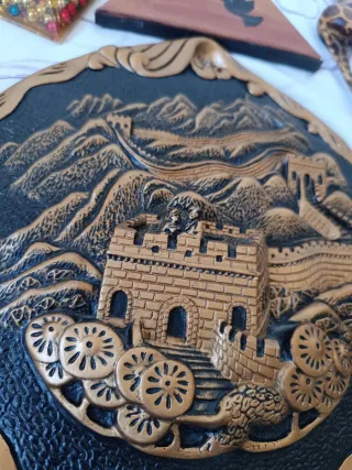 Lote Decoración Vintage Madera 11 piezas