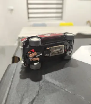 Coche Slot Scalextric Mini Club Rojo