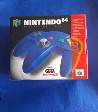 Mando Nintendo 64 Azul Nuevo