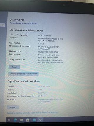 Computer portatile MSI i7 NVIDIA 17» Buone condizioni