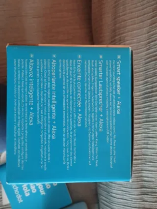 Altoparlante Alexa Echo Dot Blu