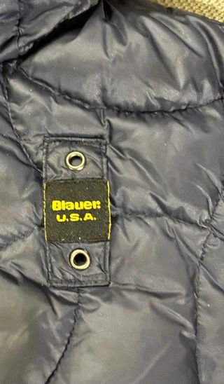 Piumino Blauer bimbo onde blu