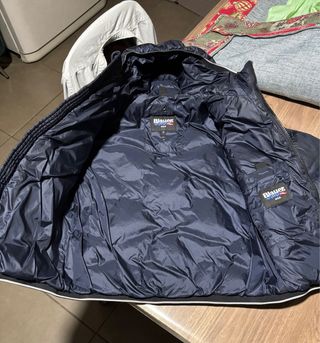 Piumino Blauer bimbo onde blu