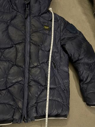 Piumino Blauer bimbo onde blu