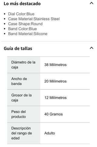 Reloj Guess Mujer Azul y Dorado