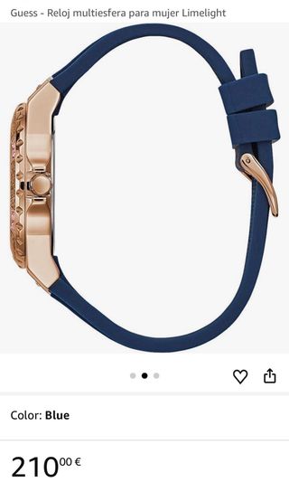 Reloj Guess Mujer Azul y Dorado