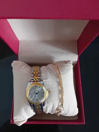Reloj de Mujer + Pulsera + Caja