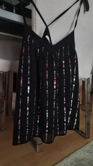 Top Mango lentejuelas.