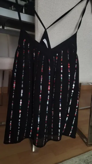 Top Mango lentejuelas.