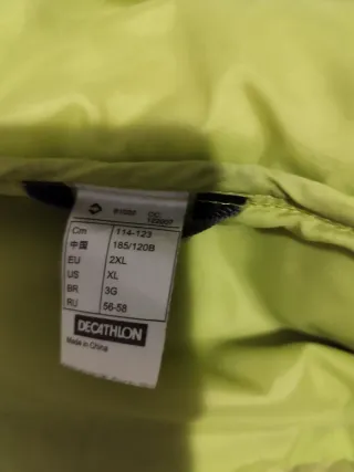 Chaqueta Quechua Hombre Talla xxl Gris/Verde