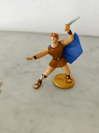 Figuras Hércules y Megara con Pegaso