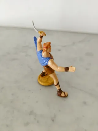 Figuras Hércules y Megara con Pegaso