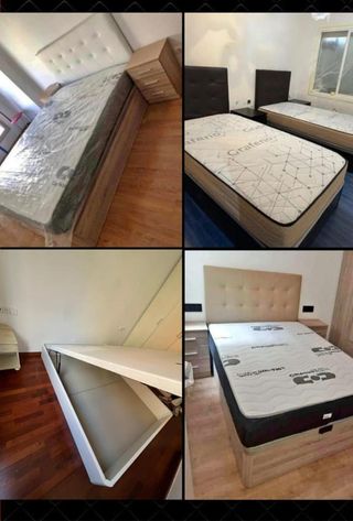 Canapé abatible madera