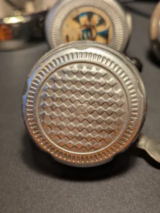 4 campanelli bici vintage cromati