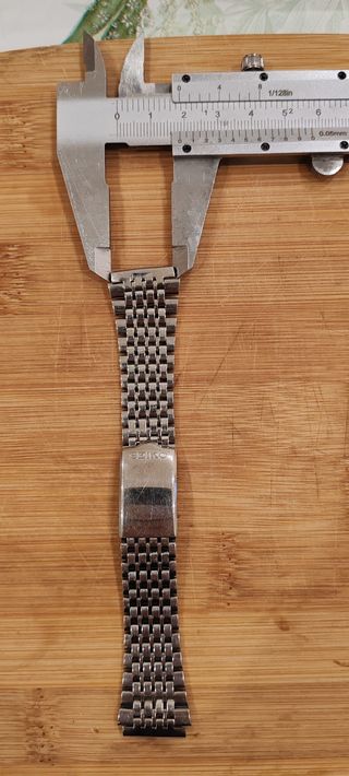 Cinturino Seiko Acciaio 18mm Fibbia Scatoletta