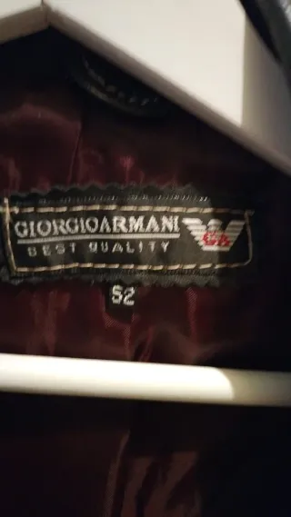 Chaqueta Giorgio Armani Talla 52 Negra