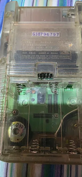 Nintendo Game Boy Transparente NO NEGOCIABLE