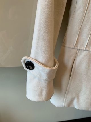 Cappottino bianco donna taglia S