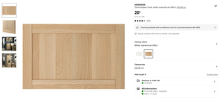 2x Porta/Frente Gaveta IKEA HANVIKEN preto/castanh
