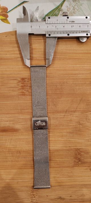 Cinturino Lotus Maglia Milanese 20mm Acciaio